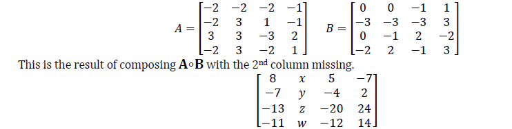 Prephub - Consider these matrix transformations